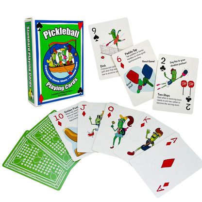 Pickleball Playing Cards — Featuring Slang, Shots & Playing Tips