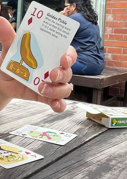 COMING SOON! Pickleball Playing Cards — Featuring Slang, Shots & Playing Tips