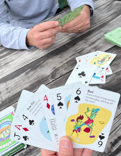 COMING SOON! Pickleball Playing Cards — Featuring Slang, Shots & Playing Tips